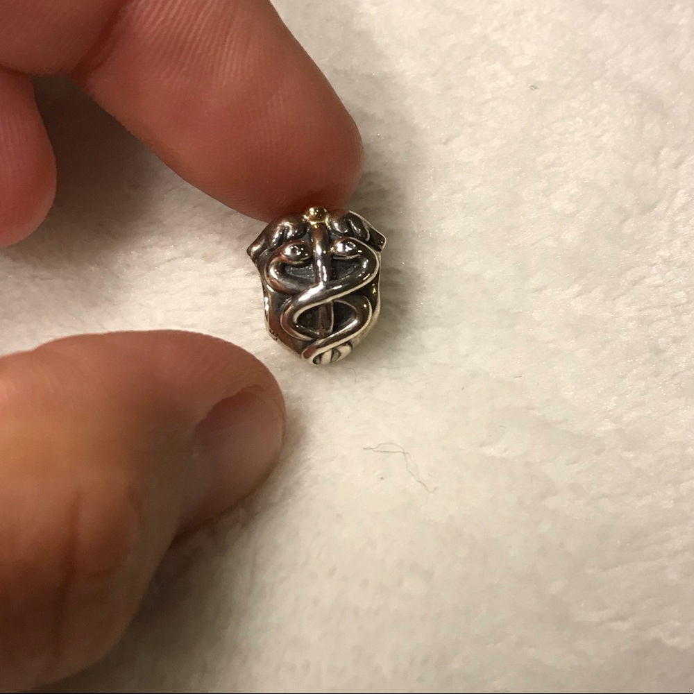 Pandora charm, retired caduceus charm